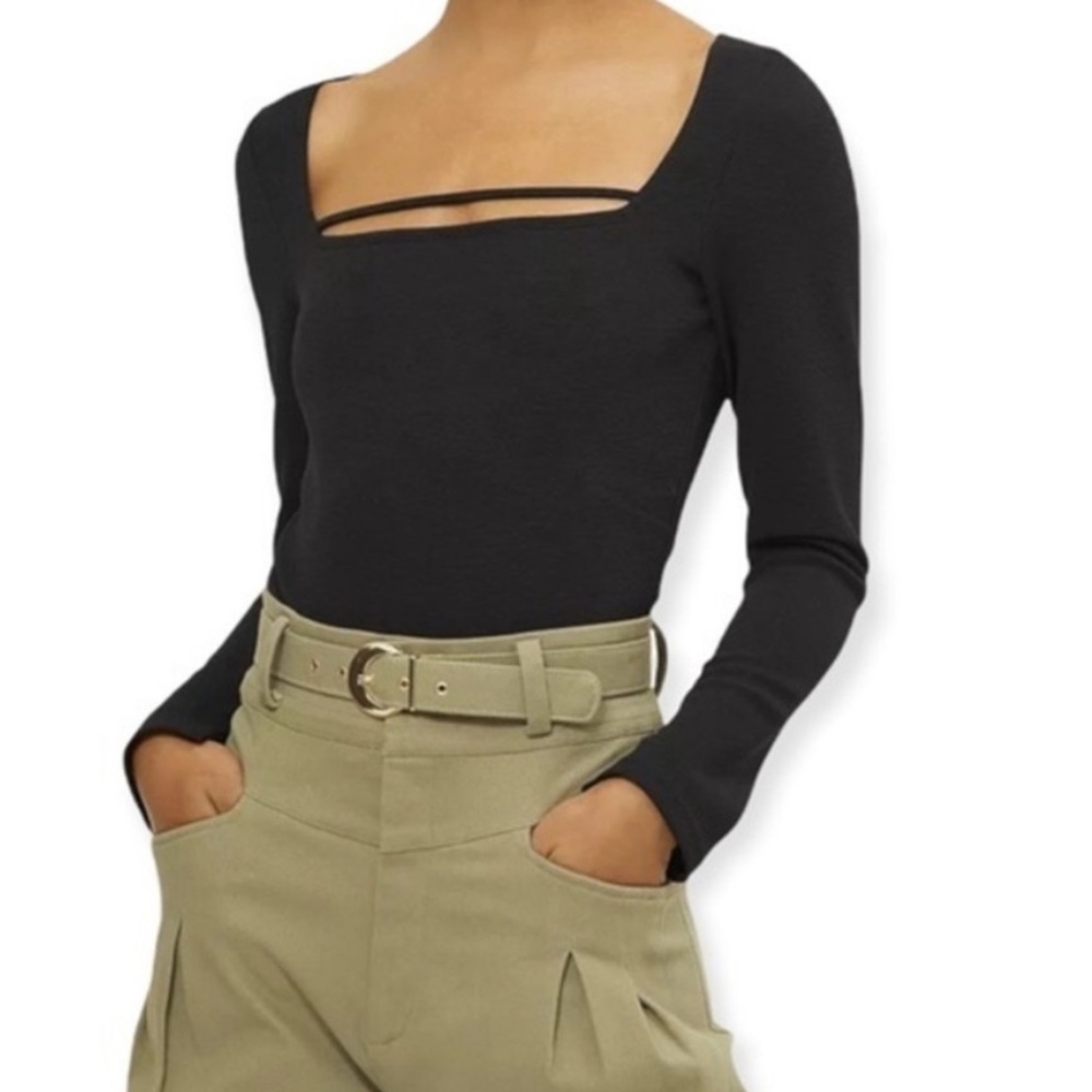 Nicholas Thalía Black Bodysuit Size XS